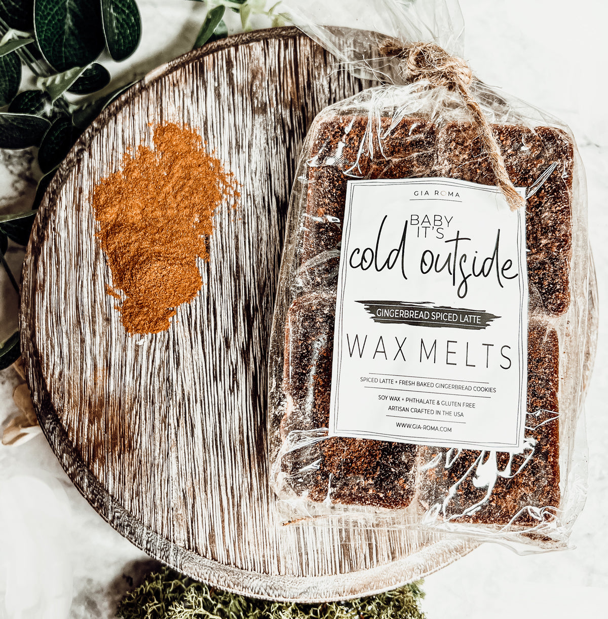 Gingerbread Spiced Latte XL Wax Melts - Warm Gingerbread Latte Scent