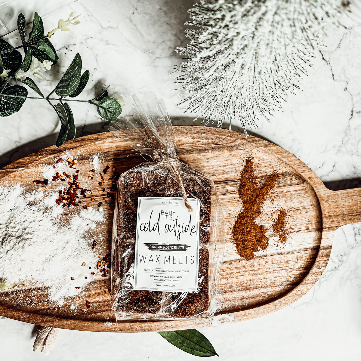 Gingerbread Spiced Latte XL Wax Melts - Warm Gingerbread Latte Scent