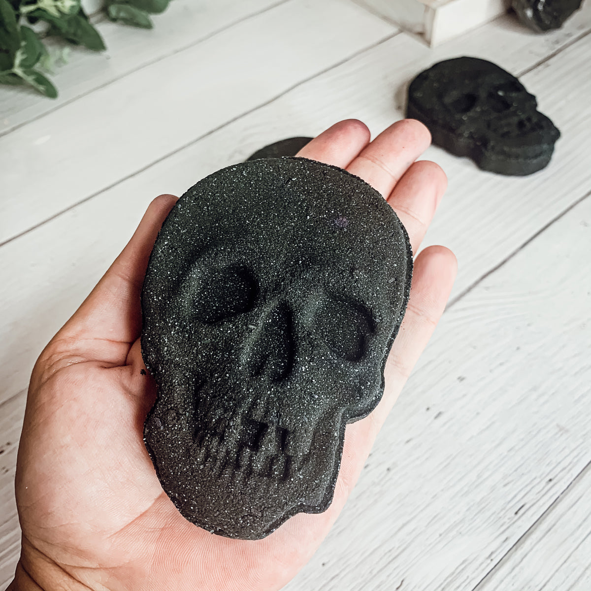 Bombe de bain Crâne d'Halloween 140g - Grande Senteur Eucalyptus et Menthe verte Mixte Cadeau