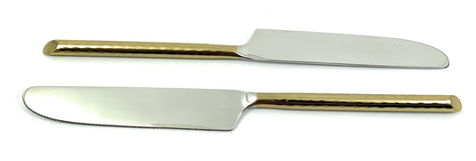Vibhsa Gold Silverware Dinner Knives set of 6