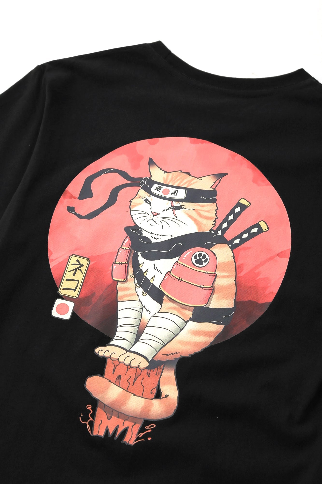 YeT017 Ninja Katze T-Shirt