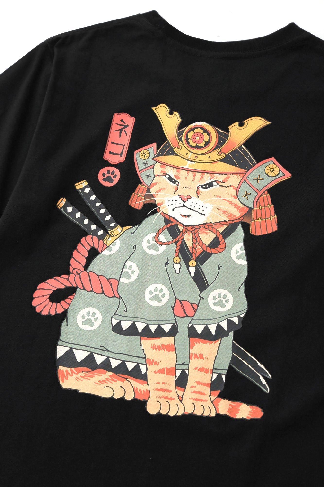 YeT016 T-shirt chat kimono