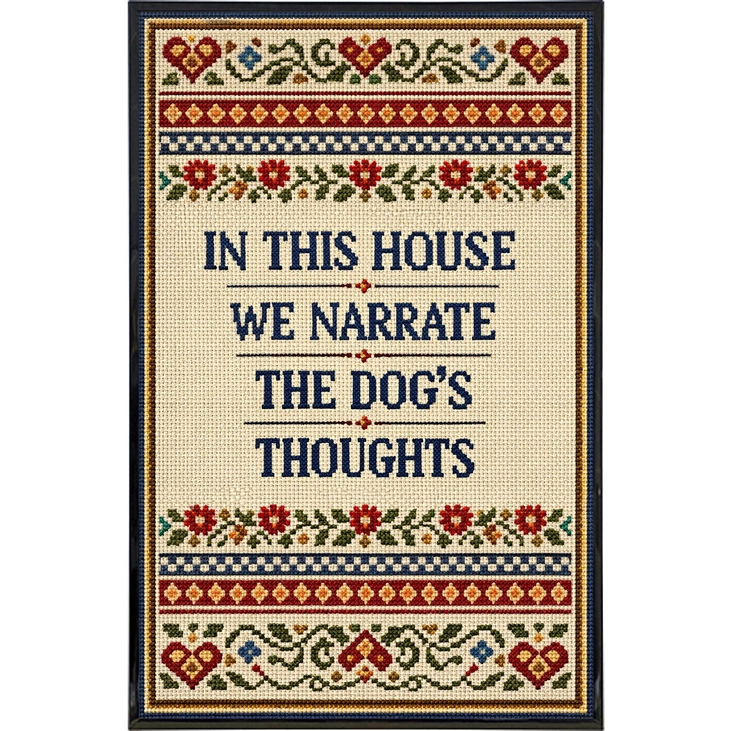 In This House We Narrate the Dog's Thoughts Print