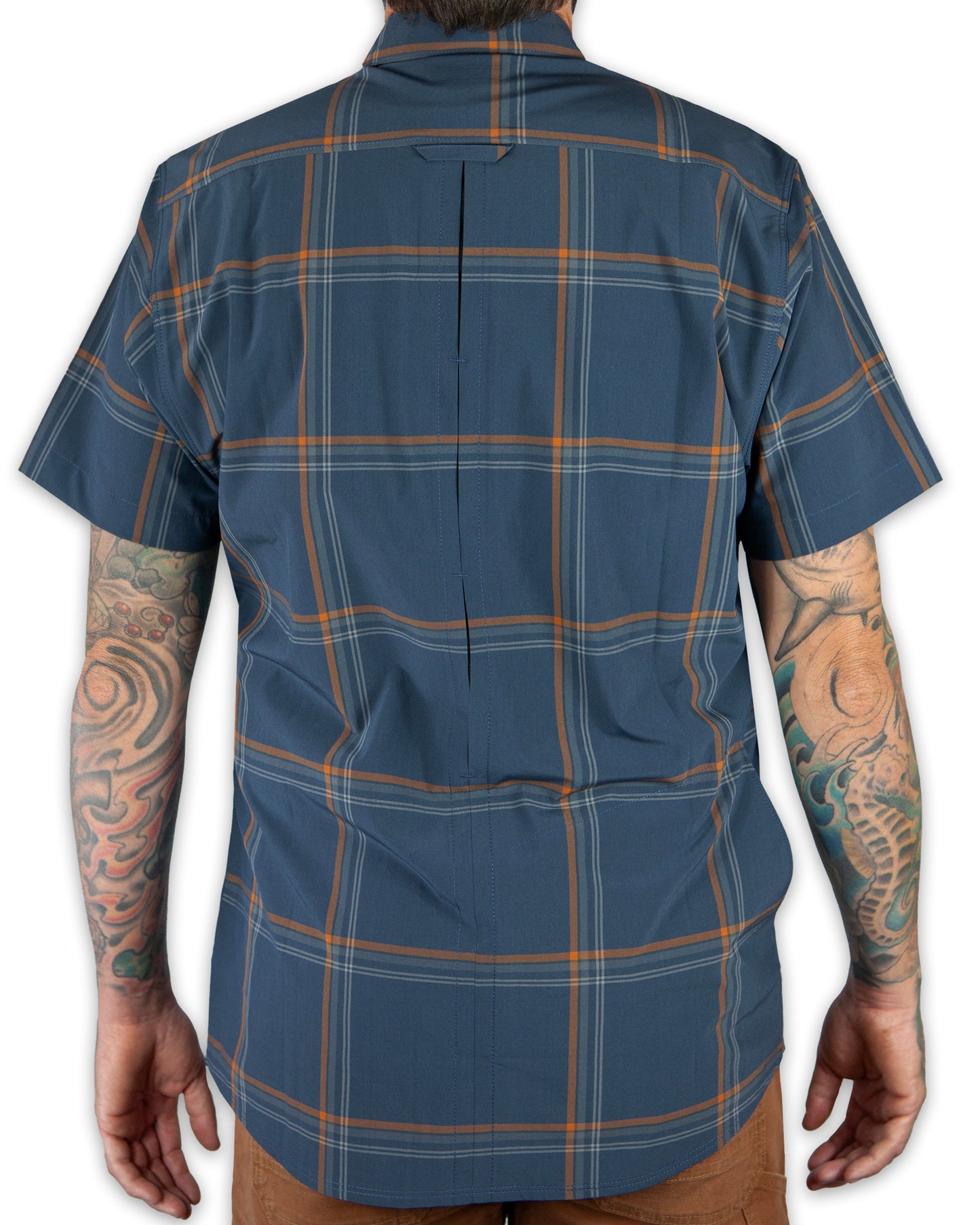 Jack Knife SS Shirt – Dunkelgrau-Blau