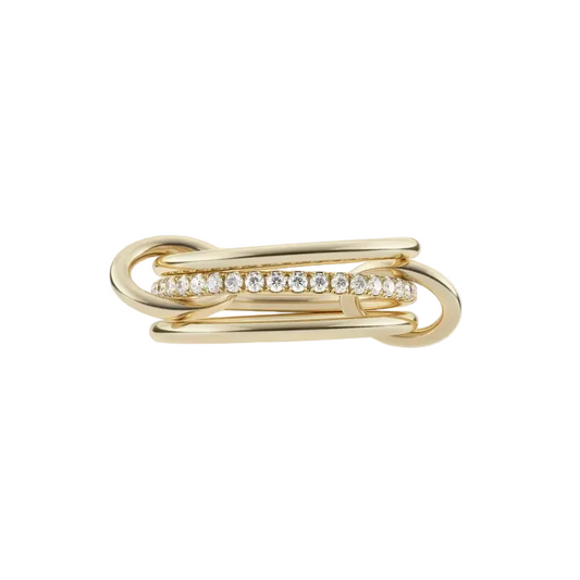 Jovian Statement Ring – Goldener Himmels-CZ-Ring | Hochwertig 18 Karat vergoldet
