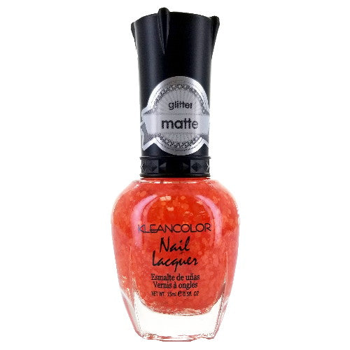 Vernis à ongles mat pailleté KLEANCOLOR - Poppy Field