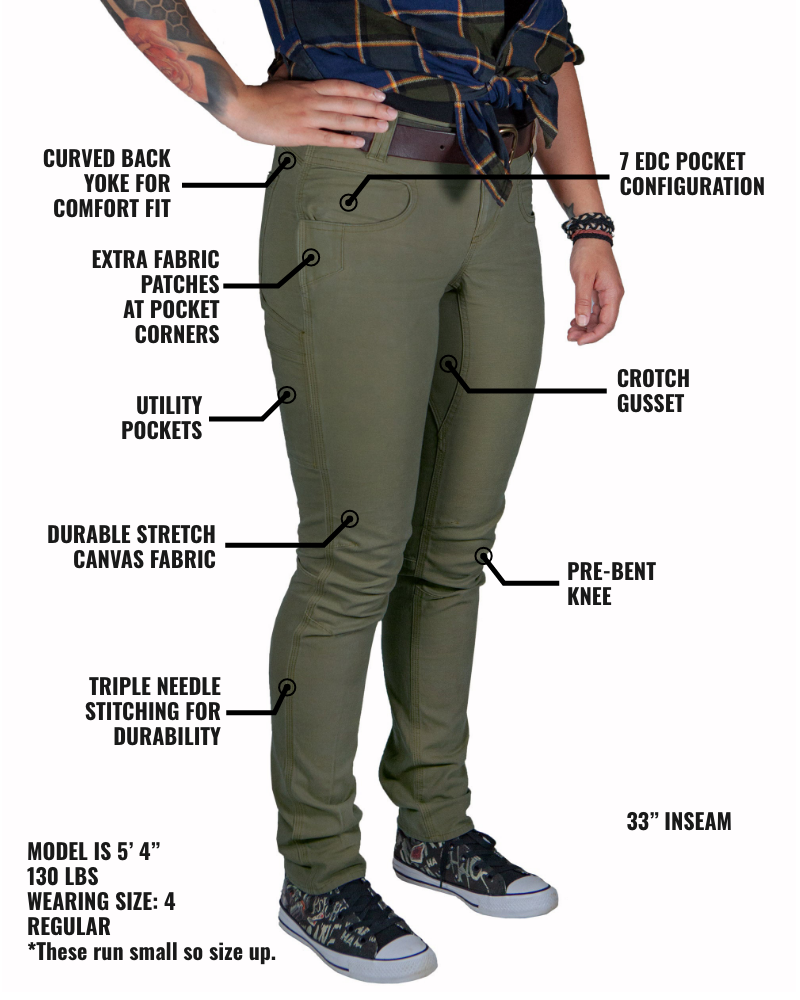 Kestral Damen-Hose – Dunkeloliv