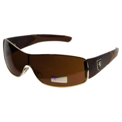 Lunettes de soleil enveloppantes KHAN KNM3734 - Marron