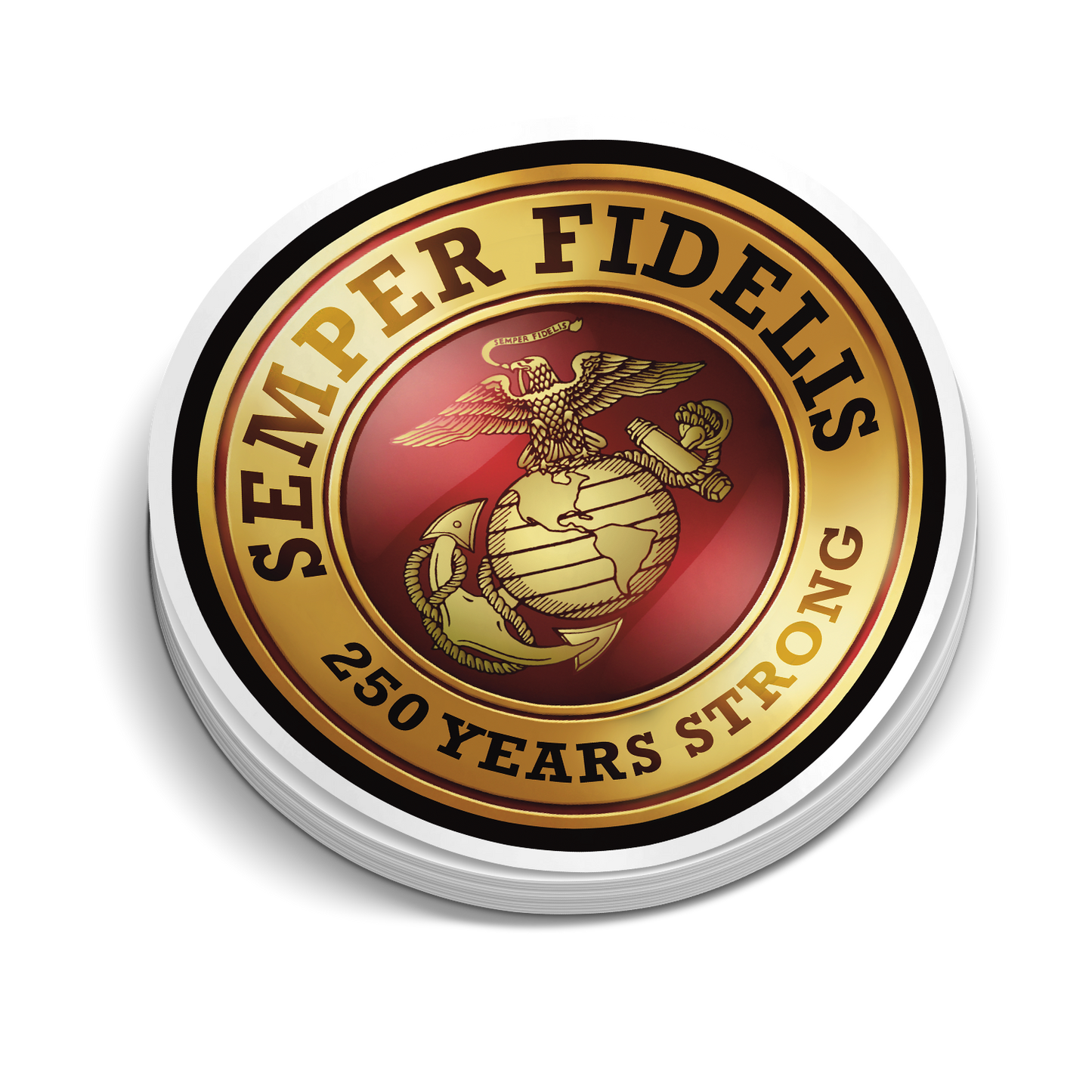 250. Geburtstagspaket des Marine Corps (11 Aufkleber)