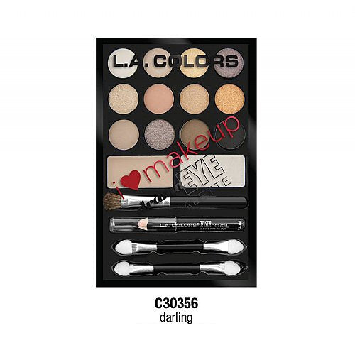 L.A. COLORS I Heart Makeup Drama Eye Palette – Darling