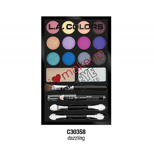 L.A. COLORS I Heart Makeup Palette Yeux Drama - Éclatant