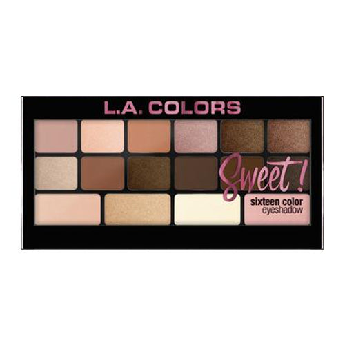 Palette de fards à paupières 16 couleurs L.A. Colors Sweet!