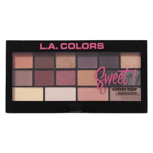 Palette de fards à paupières 16 couleurs L.A. Colors Sweet! - Seductive