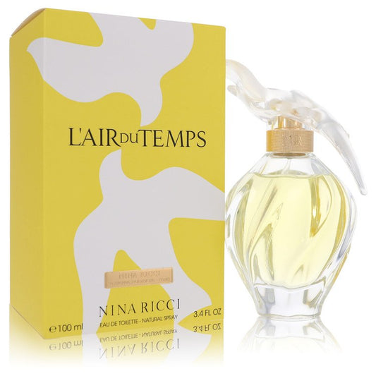 L'Air Du Temps par Nina Ricci Eau de Toilette Vaporisateur avec Bouchon Oiseau 100 ml pour Femme
