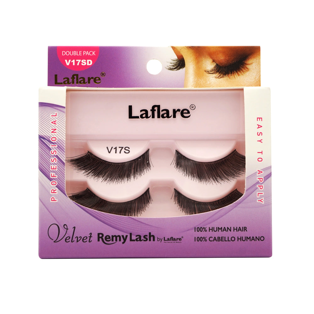LAFLARE Velvet Remy Wimpern - Doppelpackungen - V17SD