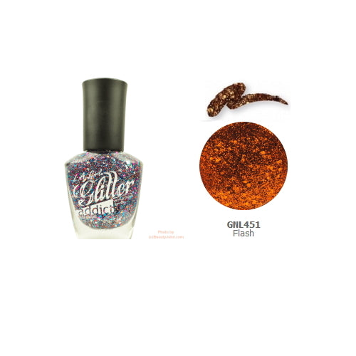 Vernis à ongles pailleté LA GIRL - Flash