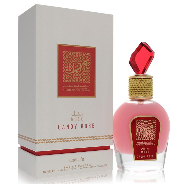 Lattafa Musk Candy Rose by Lattafa Eau de Parfum Spray (Unisex) 3,4 oz für Damen