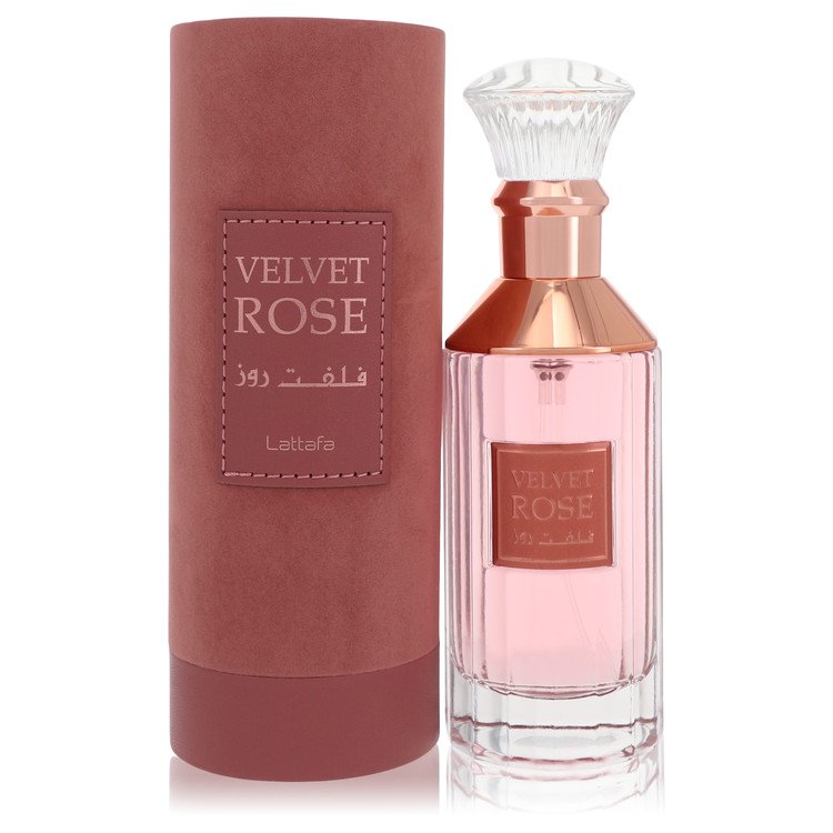 Lattafa Velvet Rose von Lattafa Eau de Parfum Spray (Unisex) 100 ml für Damen