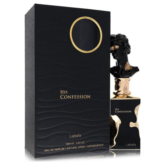 Lattafa His Confession par Lattafa Eau De Parfum Vaporisateur 100 ml pour Hommes