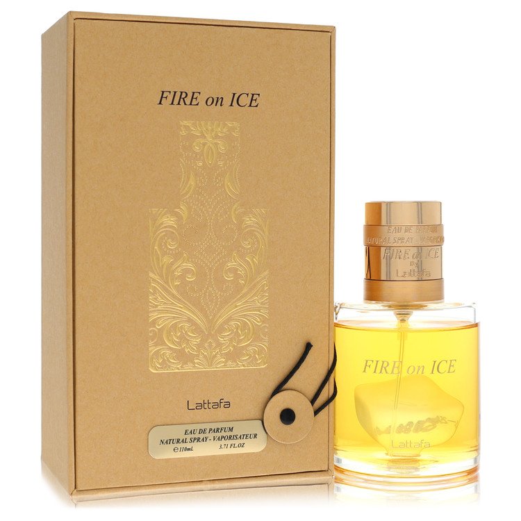 Lattafa Fire on Ice von Lattafa Eau De Parfum Spray (Unisex) 109 ml für Herren