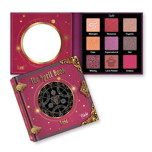 RUDE The Spell Book Smooth and Blendable Lidschatten-Palette - Lust