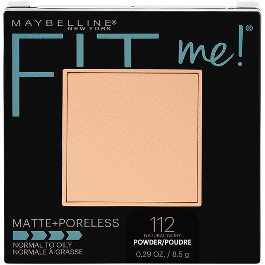 MAYBELLINE Fit Me Matte + Poreless Poudre Matifiante - Ivoire Naturel 112