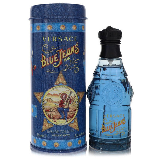 Blue Jeans de Versace Eau de Toilette Vaporisateur (Nouvel Emballage) 75 ml pour Homme