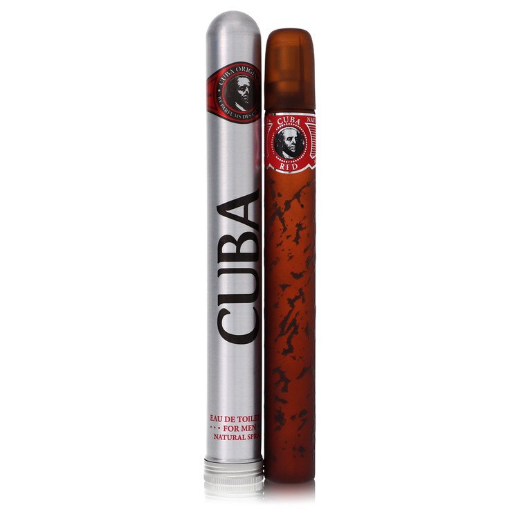 Cuba Red par Fragluxe Eau De Toilette Vaporisateur 34 ml pour Homme