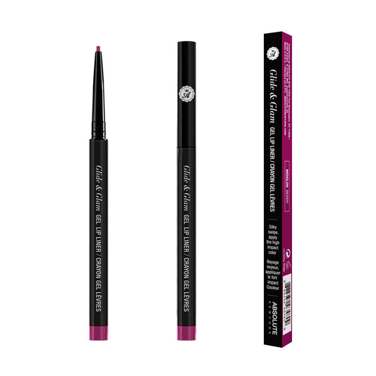 Crayon Gel Contour des Lèvres ABSOLUTE Glide & Glam - Berry