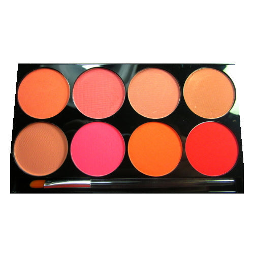 Palette de poudres pour joues 8 couleurs Mehron