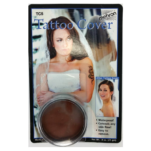 mehron Tattoo Cover - Couleur la plus foncée