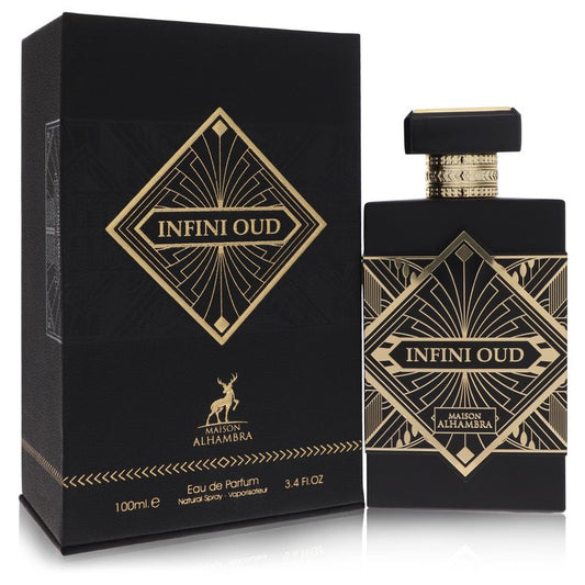 Maison Alhambra Infini Oud par Maison Alhambra Eau De Parfum Vaporisateur (Unisexe) 100 ml pour Hommes