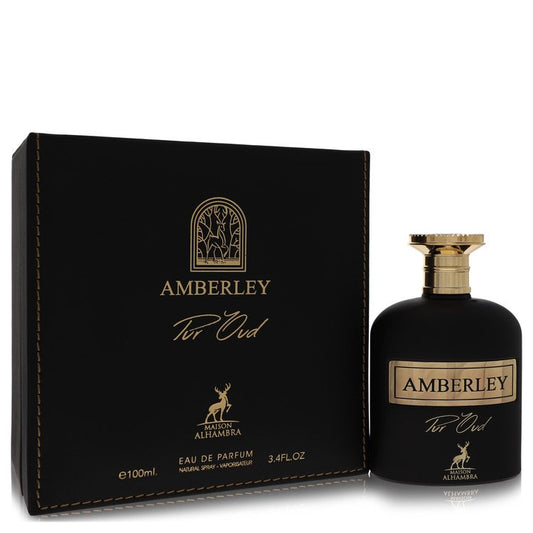 Maison Alhambra Amberley Pure Oud par Maison Alhambra Eau De Parfum Vaporisateur (Unisexe) 3,4 oz pour Femme