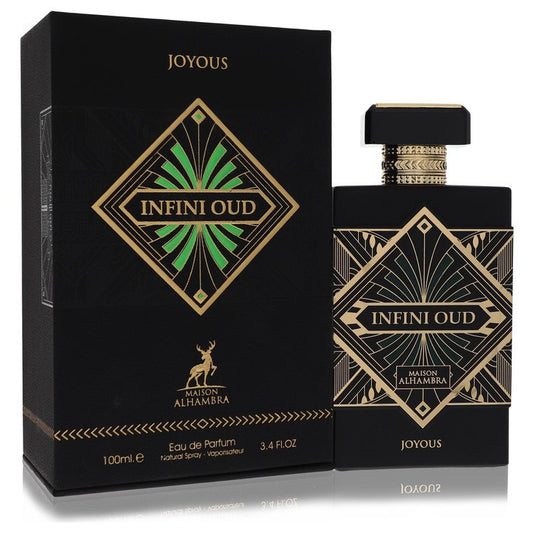 Maison Alhambra Infini Oud Joyous par Maison Alhambra Eau De Parfum Vaporisateur (Unisexe) 100 ml pour Homme