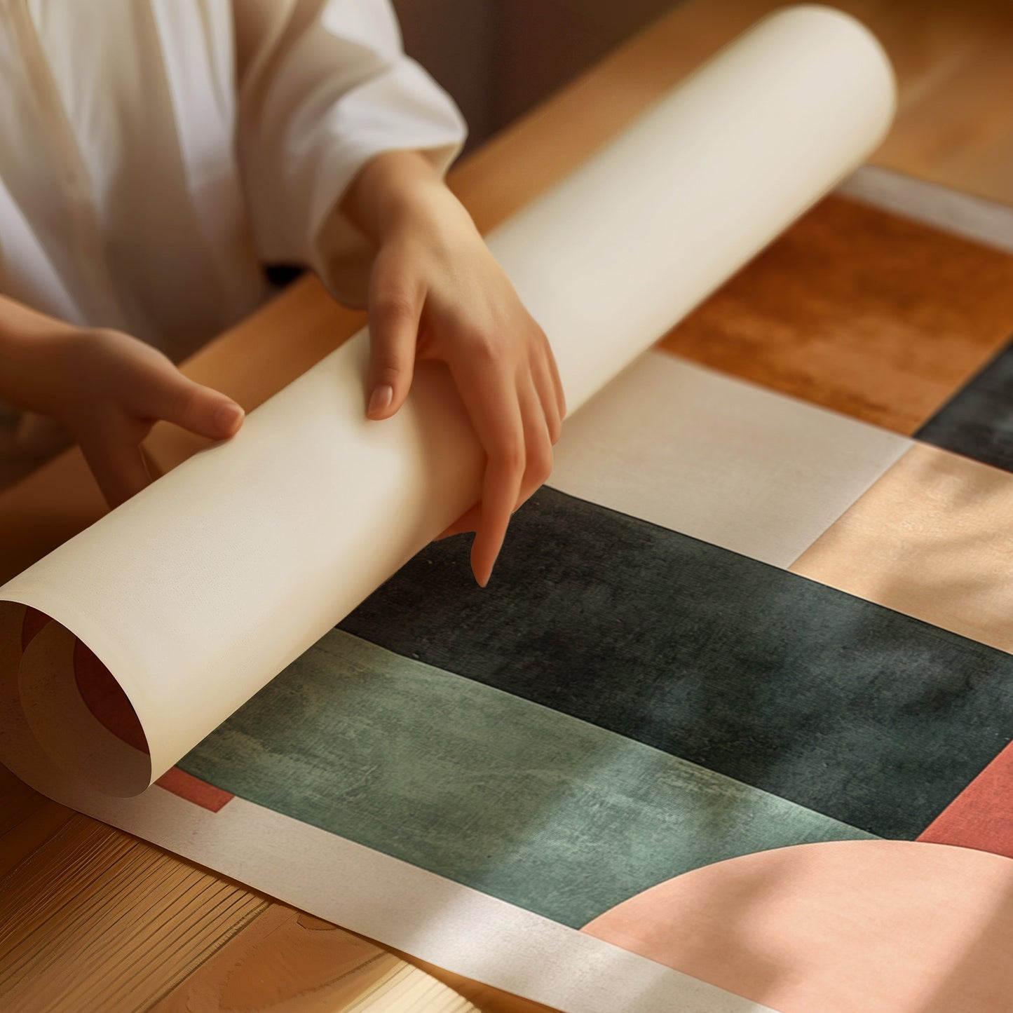 Modern Geometric Abstract Wall Art