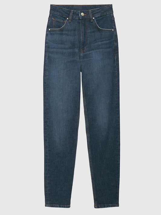 Women's Comfort Stretch Jeans - High Waist Vintage Denim Pants