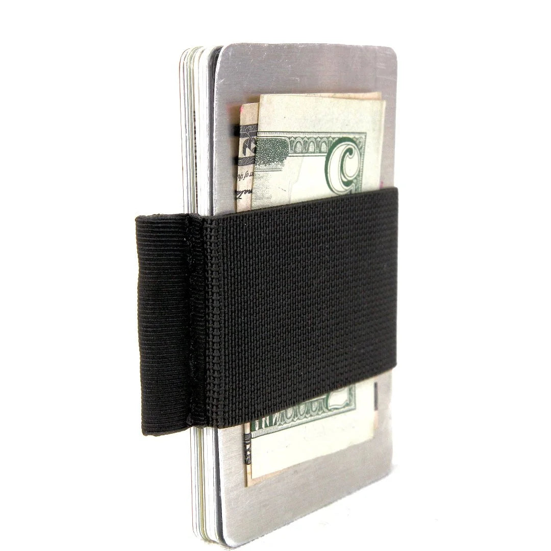 Minimalistische elastische Kartenband-Brieftasche
