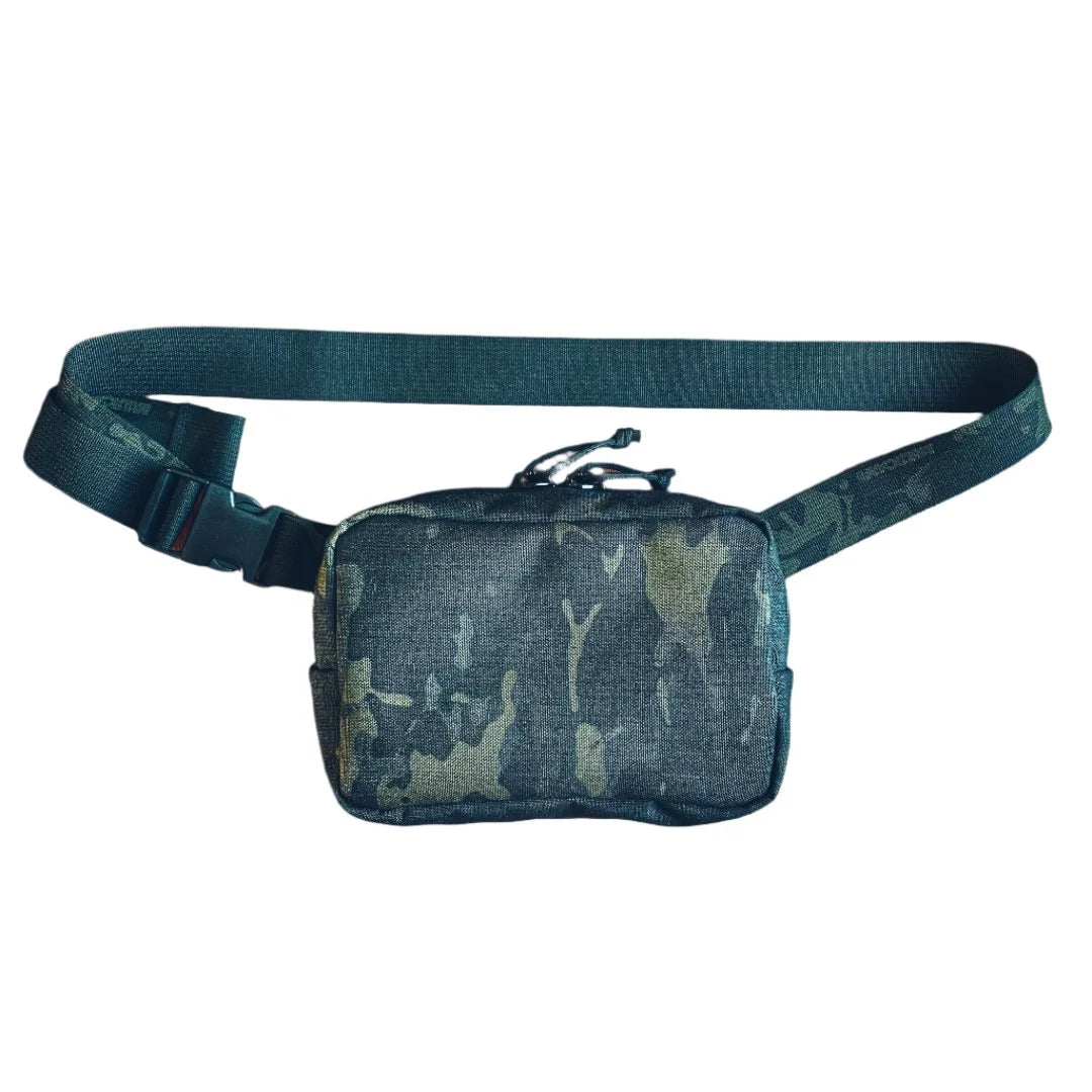 Sac banane minimaliste motif forêt