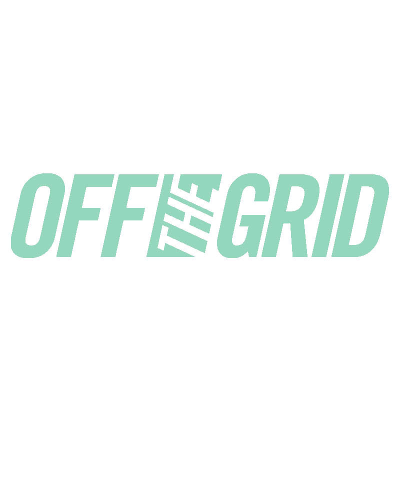Autocollant à logo uni OFF THE GRID - 7 couleurs