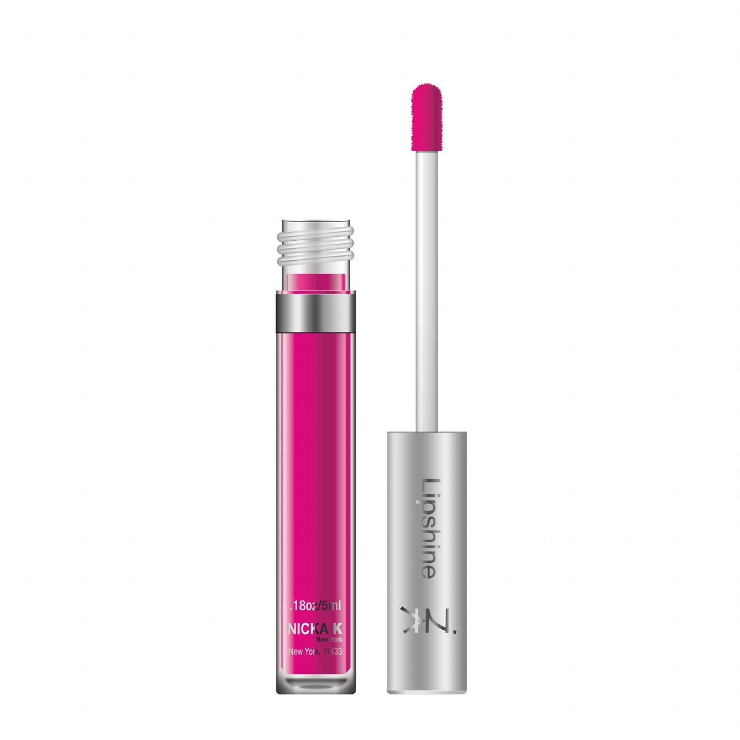 Brillant à lèvres fruité NICKA K - A576 Fuchsia