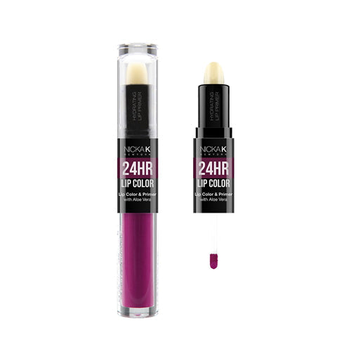 NICKA K 24HR Lippenfarbe und Primer – Nr. 05 Tiefes Fuchsia