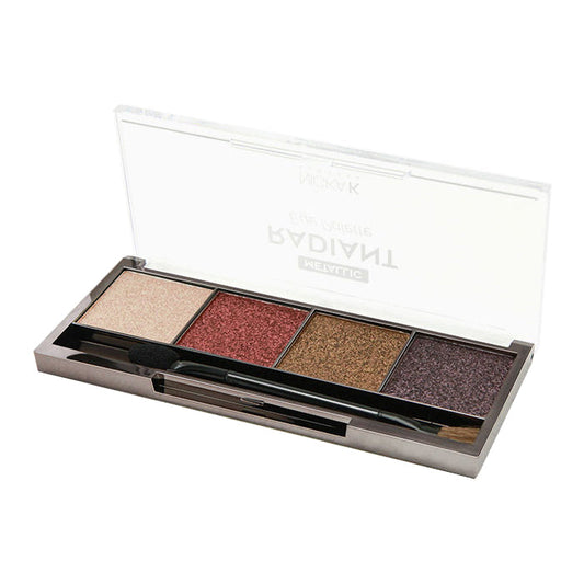 Palette Fards à Paupières Métalliques Éclatants Nicka K - Moon