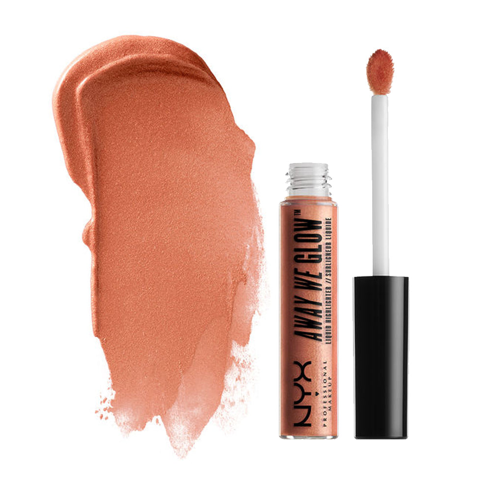 NYX Away We Glow Flüssiger Highlighter - Rose Quartz
