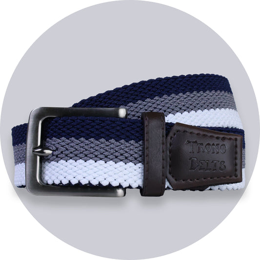 Ceinture extensible de qualité supérieure Navy Steel