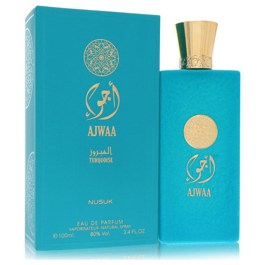 Nusuk Ajwaa Turquoise par Nusuk Eau De Parfum Vaporisateur (Unisexe) 100 ml pour Femme