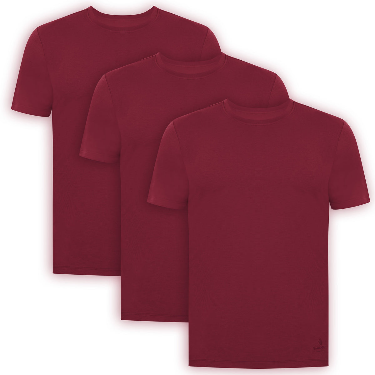 T-shirts de corps ras du cou en bambou pour hommes (lot de 3)