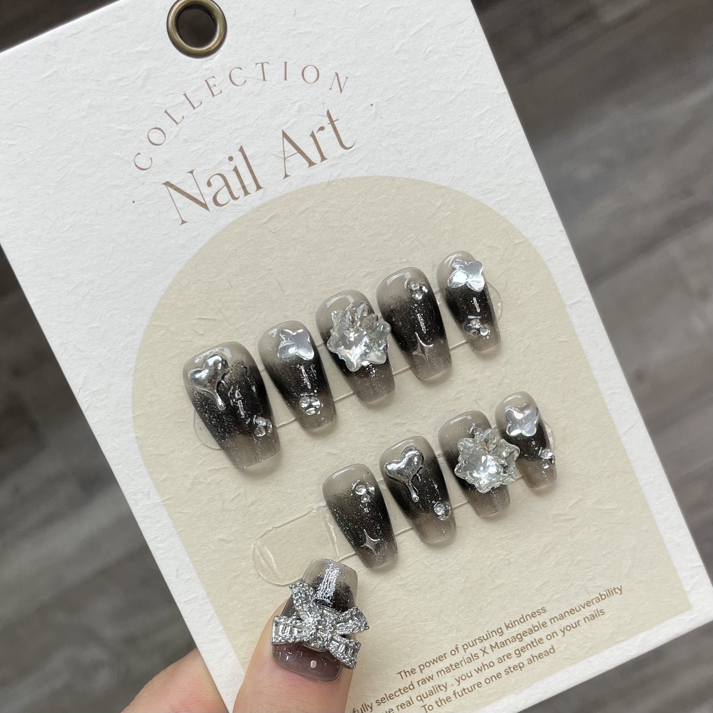 1024- Handmade press on nails fake nails removable