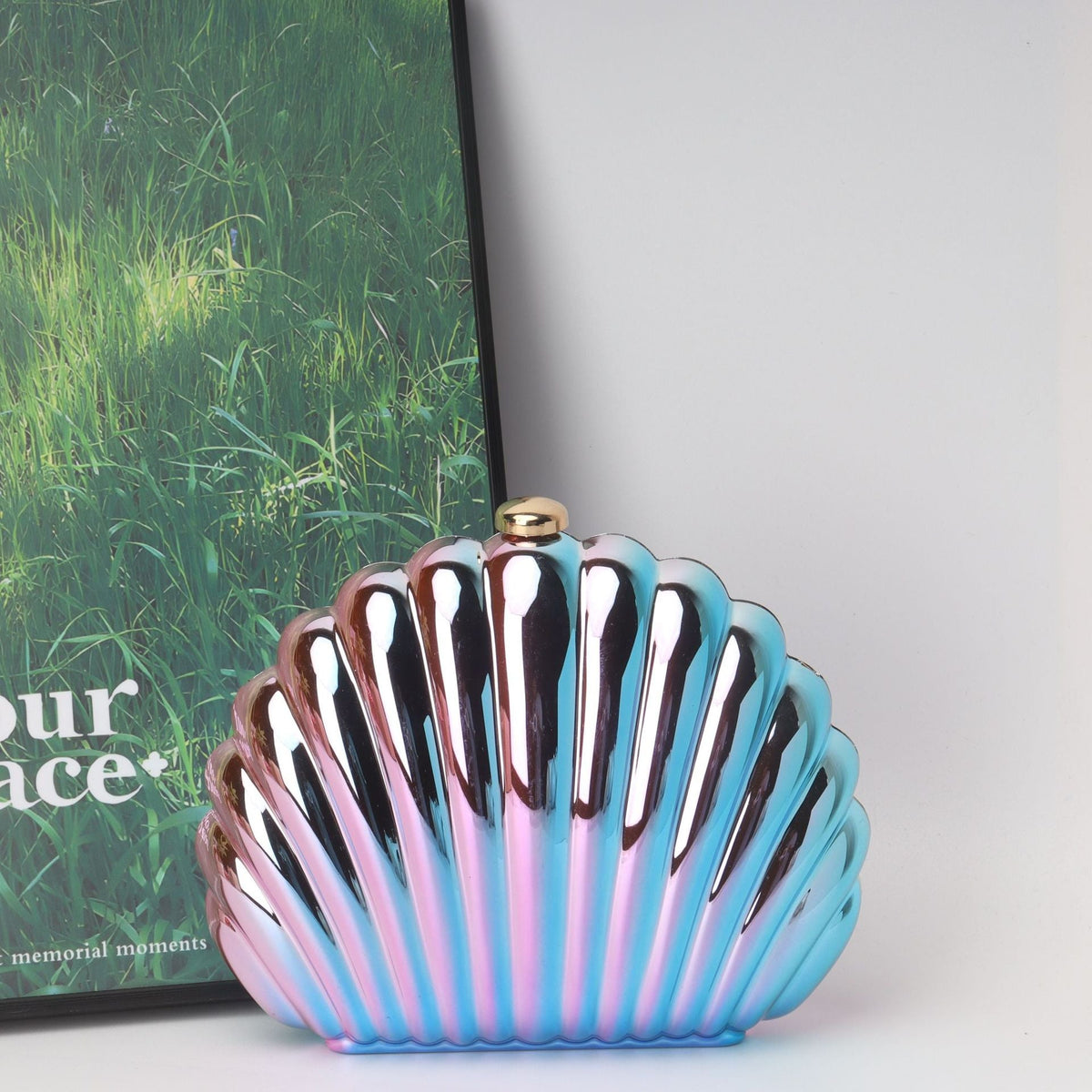 Shell Box Bag, Clutch Purse, Dinner Purse evening Clutch Purse Party