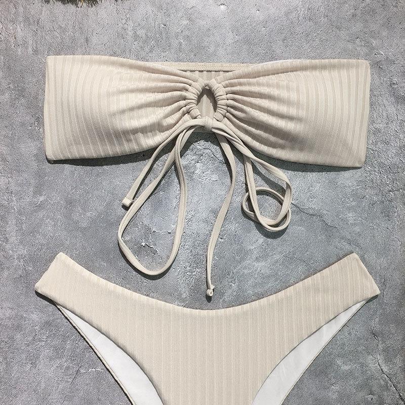 Sexy Bikini Separated Three Piece Set Women's Sports Style