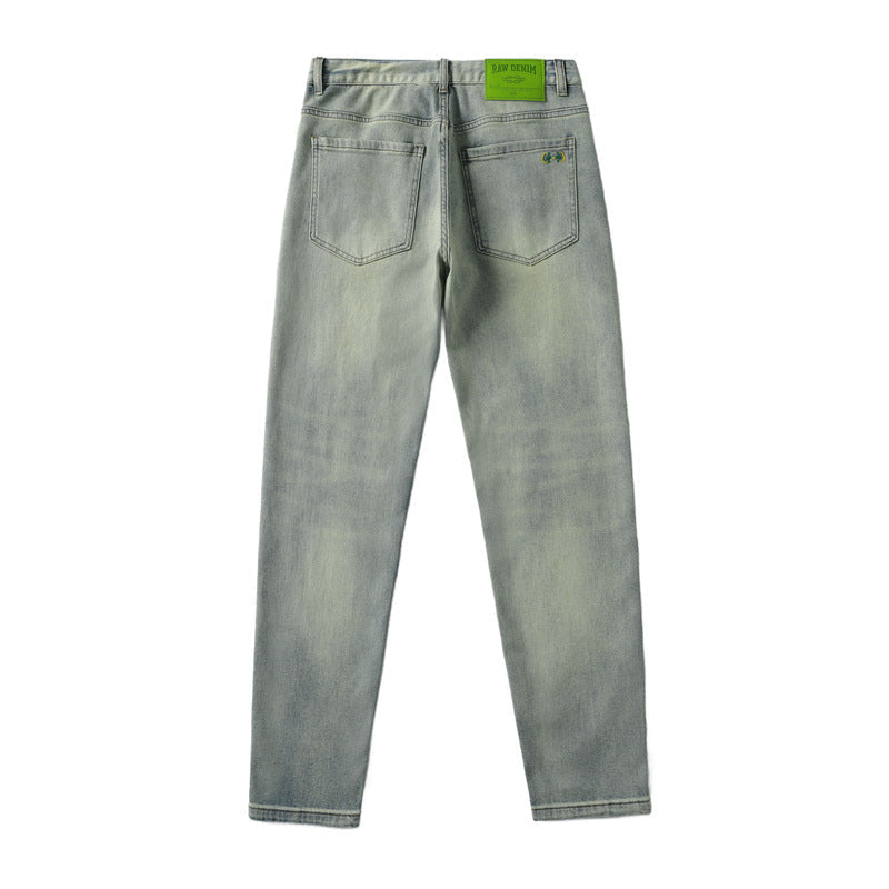 Casual Stretch Nostalgic Pencil Jeans Men